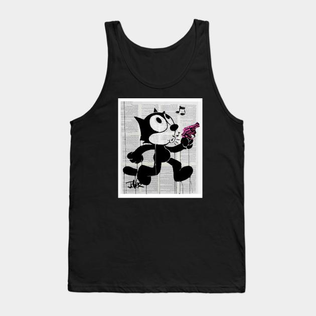 Bad Felix Tank Top by Loui Jover 